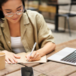 Person checking SkillsFuture course funding eligibility on a laptop before enrolling in an AI course