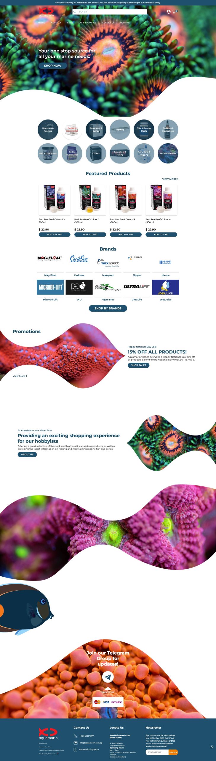 Aquamarin Aquatic Singapore