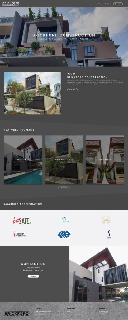 Brickford Construction Singapore