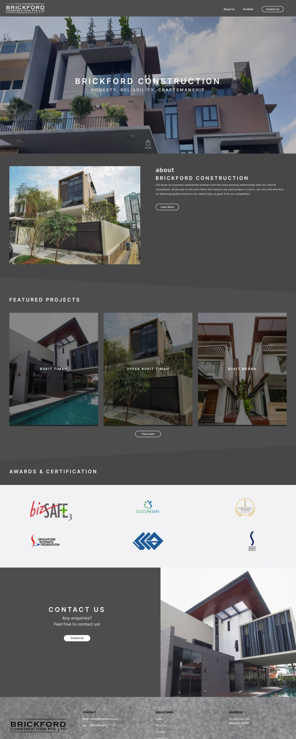 Brickford Construction Singapore