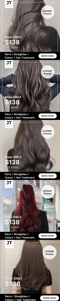 JT Hair Digital Creatives Singapore