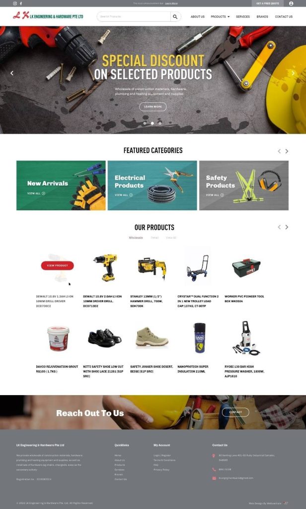 Lk Engineering & Hardware Singapore