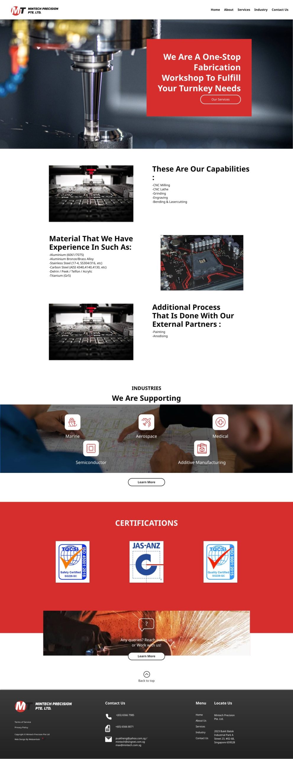 Mintech Precision Singapore