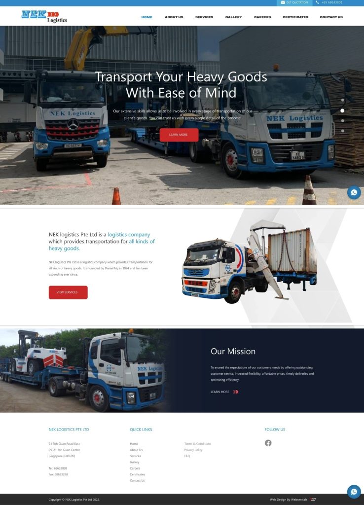 Nek Logistics 1 Singapore