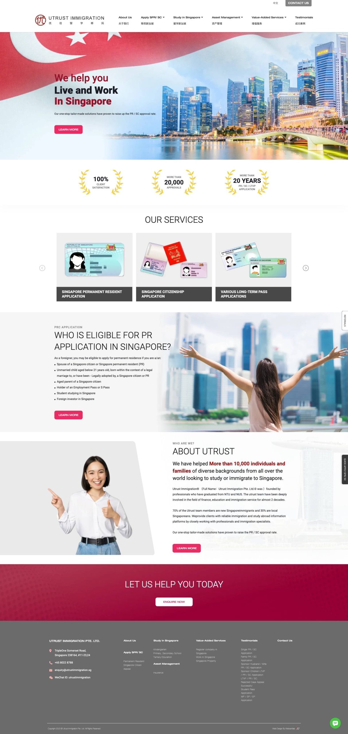 Utrust Immigration Singapore
