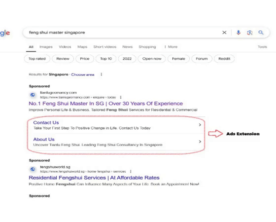 AD Extensions Singapore AD Extensions Singapore