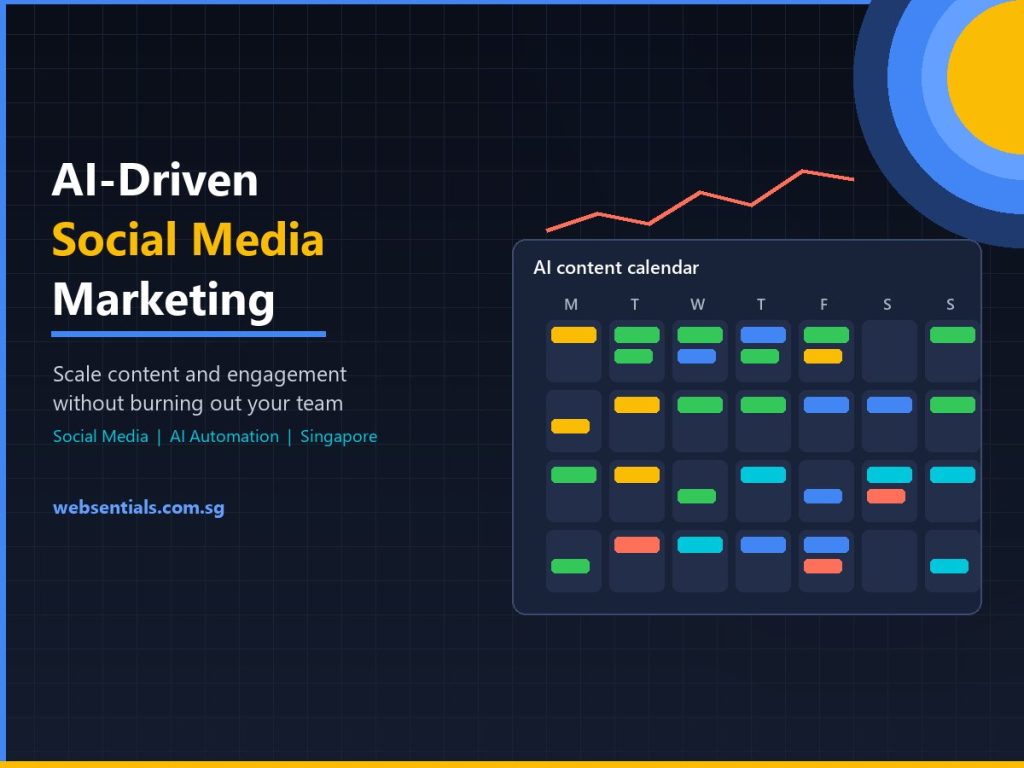 AI social media marketing – automated multi-platform content calendar with trend forecast