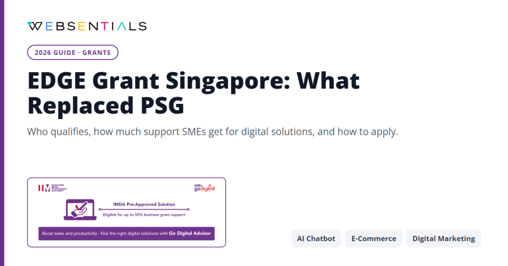 EDGE Grant Singapore guide for SMEs